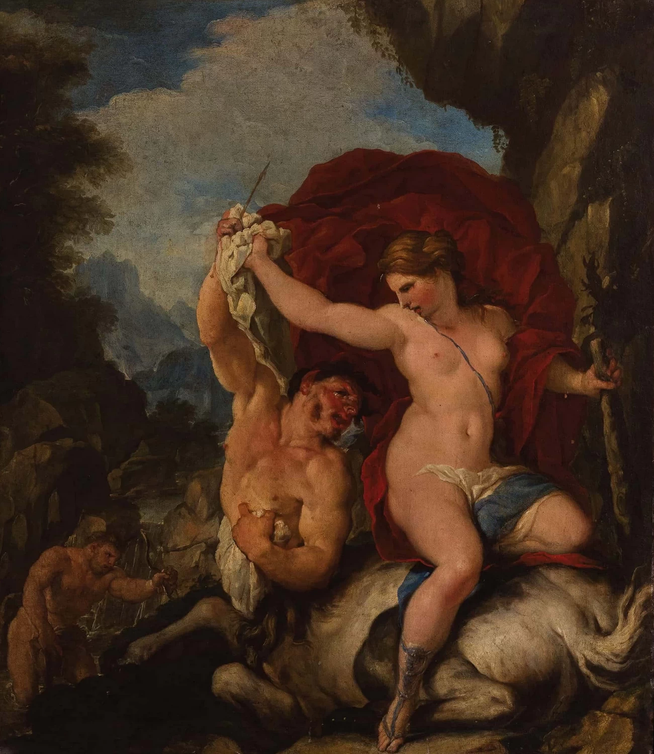  12-Paolo Pagani-Ercole, Deianira e il centauro Nesso 